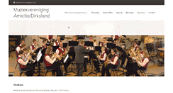 Desktop Screenshot of amicitia-muziekvereniging.nl
